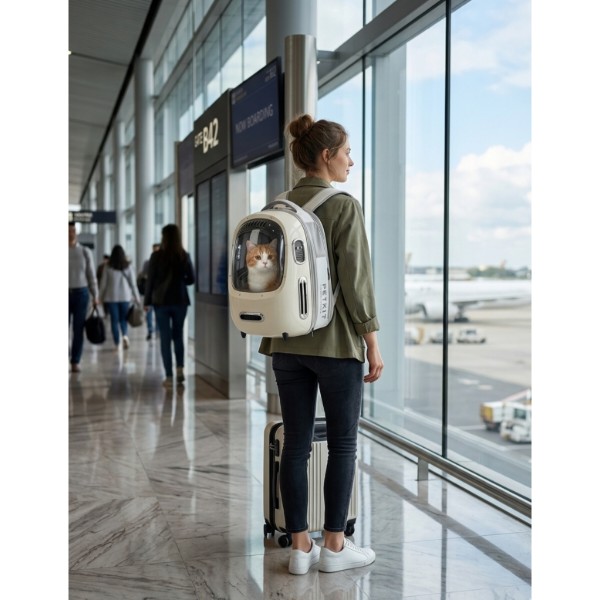 Фото - Рюкзак-переноска PETKIT Breezy 2 Cat Carrier White (P7704)